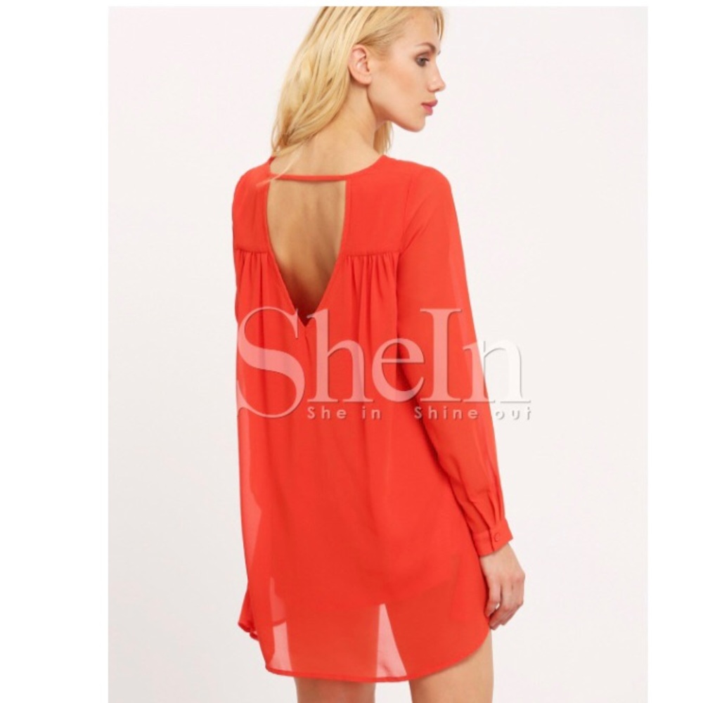 Orange dress